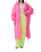 American Vintage ikuno coat in Acid Pink - size XS/S - £119.78 GBP