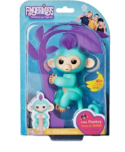 Zoe Turquoise Fingerlings Baby Monkey - £9.30 GBP