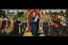 Fifteen Mysteries and the Virgin of the Rosary by Goswijn Van Der Weyden - Art P - £17.29 GBP+