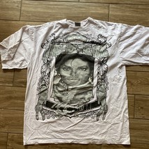 Vintage Michael Jackson King Of Pop Tribute Short Sleeve White Shirt Men... - $29.99