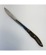 Vintage Cutco 1023 Serrated 9&quot; Carving Knife Brown Swirl Handle USA - $20.79