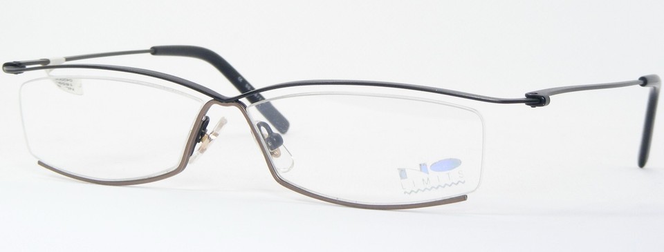 No Limits by AMA 8462 003 MATT BLACK /LIGHT BROWN UNIQUE EYEGLASSES 55-1... - $83.04