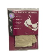 Braza Bra Back Extenders 3 Pack Rows Hooks Beige 2006 New Old Stock - €6,39 EUR