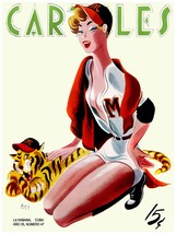 234.Cuban Design sport Poster&quot;Baseball Team&quot;Marianao Tigers.Beisbol Decor art - £13.02 GBP+
