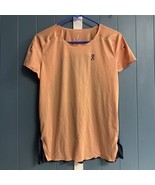 On Cloud Womens’s Oc On Running Active Peach and Gray Performance T Shir... - $452.18 MXN