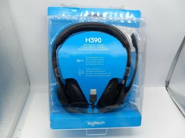 Logitech H390 Black Over the Ear Headset open box - $19.79