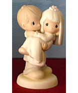 E-9255 Precious Moments BLESS YOU TWO Wedding Figurine Wedding Cake Topp... - £26.33 GBP