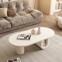 Modern Nordic Pine Wood Oval Coffee Table L 55.11 * 15.74 * 23.6 - £1,236.13 GBP+