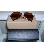 Burberry Light Gold Brown Gradient Women&#39;s Sunglasses with Case, Booklet... - $89.09