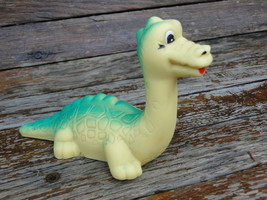 Vintage Soviet USSR Rubber Toy Dinosaur About 1970 - $14.79