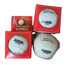 Vintage Reach Playground Softball Rubber Cover Cork Center 12” Lot Of 3 - $549.09 MXN