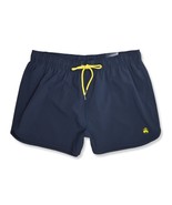 Brooks Brothers Navy Yellow 4&quot; Contrast Pipe Swim Trunk Shorts, XXL 2XL ... - $121.19 CAD