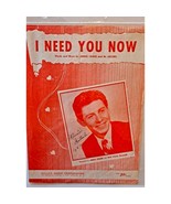 I Need You Now, Eddie Fisher, Sheet Music 1953 - $17.72 CAD