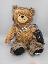Star Wars Chewbacca Build A Bear BAB Plush Chewbacca 18” Plush with Bowcaster - £16.29 GBP