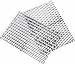 Grill Cooking Grates Replacement 17&quot; 2pcs Stainless Steel for Nexgrill 720-0830H - £58.55 GBP