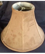 Lovely Warm Brown Microfiber Lamp Shade – VGC – GENTLY USED – SOFT WARM ... - £23.34 GBP