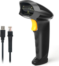 Handheld USB Barcode Scanner Wired 1D Bar Code Reader with USB Cable for... - £23.77 GBP