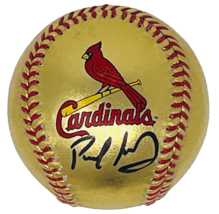 Paul Goldschmidt Autographed St. Louis Cardinals Gold Baseball Fanatics - $404.10