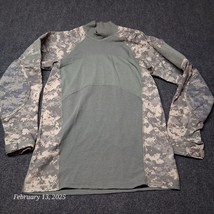 Massif Army Combat Flame Resistant Shirt Size Large 8415-01-548-7209 Padded - $23.41