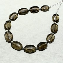 12pcs Natural Smoky Quartz Beads Loose Gemstone 66.75cts Size 11x9mm To ... - £6.79 GBP