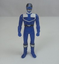 2000 Bandai Power Rangers Time Force Blue Ranger 3.5&quot; Vinyl Figure - $16.48