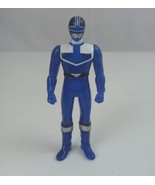 2000 Bandai Power Rangers Time Force Blue Ranger 3.5&quot; Vinyl Figure - £13.13 GBP