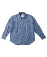 Levis Silver Tab Mens Blue Medium Wash Relaxed Fit Button Up Pocket Shirt - €25,70 EUR