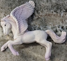 Greenbrier International White Purple Pegasus Figure Plastic Toy Cake To... - £1.97 GBP