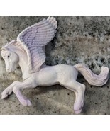 Greenbrier International White Purple Pegasus Figure Plastic Toy Cake To... - £1.96 GBP