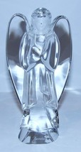 Exquisite Signed Baccarat France Crystal Nativity Praying Angel 6&quot; Figurine - $111.37