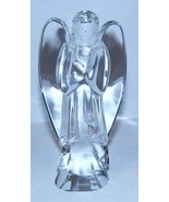 EXQUISITE SIGNED BACCARAT FRANCE CRYSTAL NATIVITY PRAYING ANGEL 6&quot; FIGURINE - $123.74