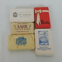 Vintage Soap Guest Travel Hotel Lot of 5 Bars Americana Seminole New Yorker - £11.34 GBP