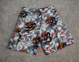 Chinese Dragon Board Shorts Men Medium Asian Lucky Fortune Surf Swim Trunks - £11.00 GBP