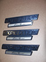 EDDIE BOWER 2001 EXPEDITION TRIM EMBLEM 3PC SET OEM USED FORD ORNAMENT 2000 - $1,736.12 MXN