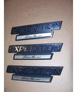 EDDIE BOWER 2001 EXPEDITION TRIM EMBLEM 3PC SET OEM USED FORD ORNAMENT 2000 - $128.58 CAD