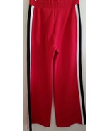 Hollister Brand ~ Red w/Side-Stripe ~  Sweatpants/Casual Pant ~ Size Ext... - $49.11 CAD