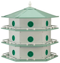 Heath Aluminum Purple Martin 18 Room Bird House - £247.86 GBP