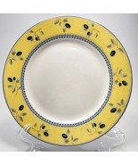 Royal Doulton Blueberry Salad Plate 7.5in Yellow Blue White - £14.37 GBP