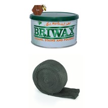 Briwax Teak 1 lb Original Furniture Wax Polish with Oil-Free Steel Wool 0000 - £31.28 GBP