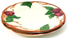 Franciscan Apple Ware 6.5&#39; Plate 6.5&quot; Set of 2 Hand Decorated USA - £10.97 GBP