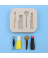 Makeup Fondant Chocolate Resin Silicone Mold - $200.53 MXN