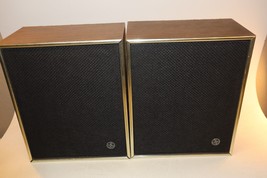 Vintage Air Suspension Audio System Bookshelf Speakers Wood Grain 11.5&quot; ... - £19.43 GBP