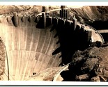 RPPC Boulder Dam From Above Arizona Nevada UNP Postcard G13 - £4.22 GBP