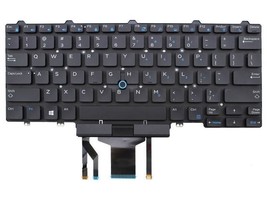 US Black Backlit Keyboard (without frame) For Dell Latitude E5450 E7450 ... - $58.94