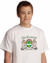 McKenna Irish Coat of arms tee Shirt in White - $15.63+