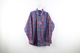 Deadstock Vintage 70s Streetwear Mens Large Single Needle Tailoring Button Shirt - £45.79 GBP