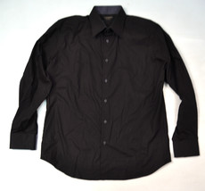 Torrente Couture Black Slim Fit LS Button Dress Shirt 45 - 46 - $69.30