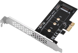 MZHOU NVME M.2 SSD M-Key to Pci-E 3.0 X1 Host Controller Expansion Card,Supports - £9.78 GBP