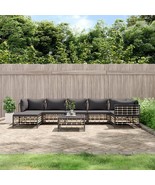  Garden Lounge Set Anthracite - $25,451.36 MXN
