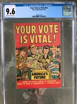 Your Vote Is Vital #nn (1952) CGC 9.6 -- Harvey Publications; Dwight Eisenhower - £166.08 GBP